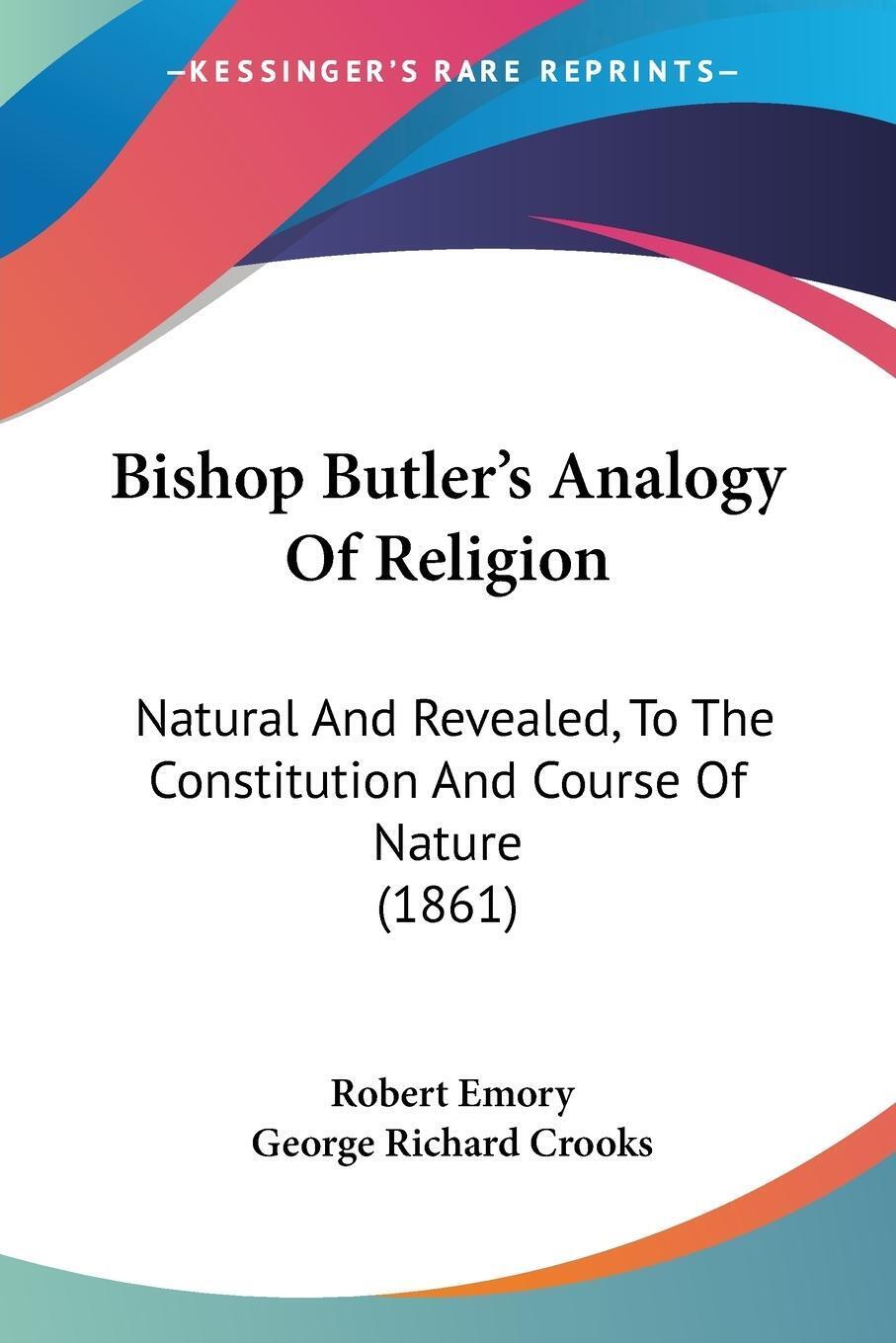 Thumbnail - Robert Emory | Bishop Butler's Analogy Of Religion | Taschenbuch |