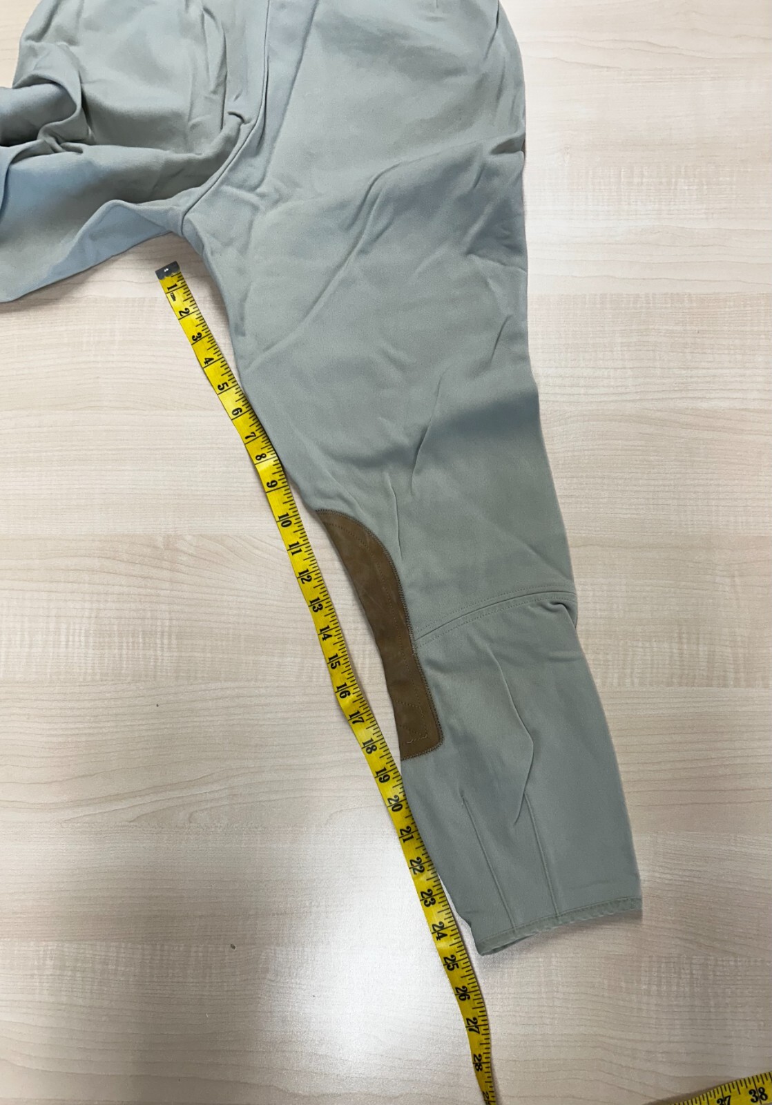 Tailored Sportsman Tan Equestrian Horse Riding Side Zip Breeches Size 28