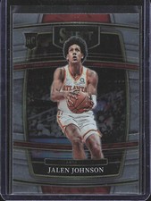 Jalen Johnson 2021-22 Panini Select Concourse Base Prizm RC #17 Rookie