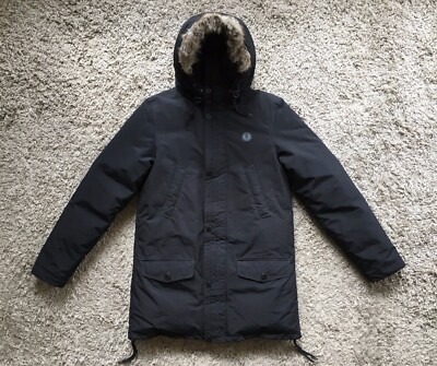 fred perry down parka