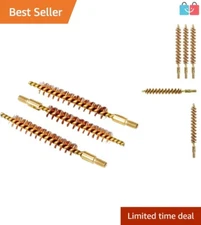 Enhanced .22 Caliber Gun Bore Brush Set - 20% More Bristles for Better Cleaning