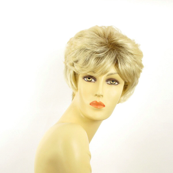 Perruque femme courte mèche blonde DANA YS en fibres thermorésistantes