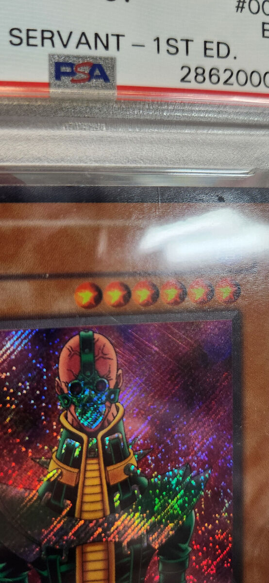 YUGIOH 1ST ED PSV-000 JINZO SECRET RARE PHARAOH'S SERVANT YUGIOH 1ST ED PSV-000 JINZO SECRET RARE PHARAOH'S SERVANT