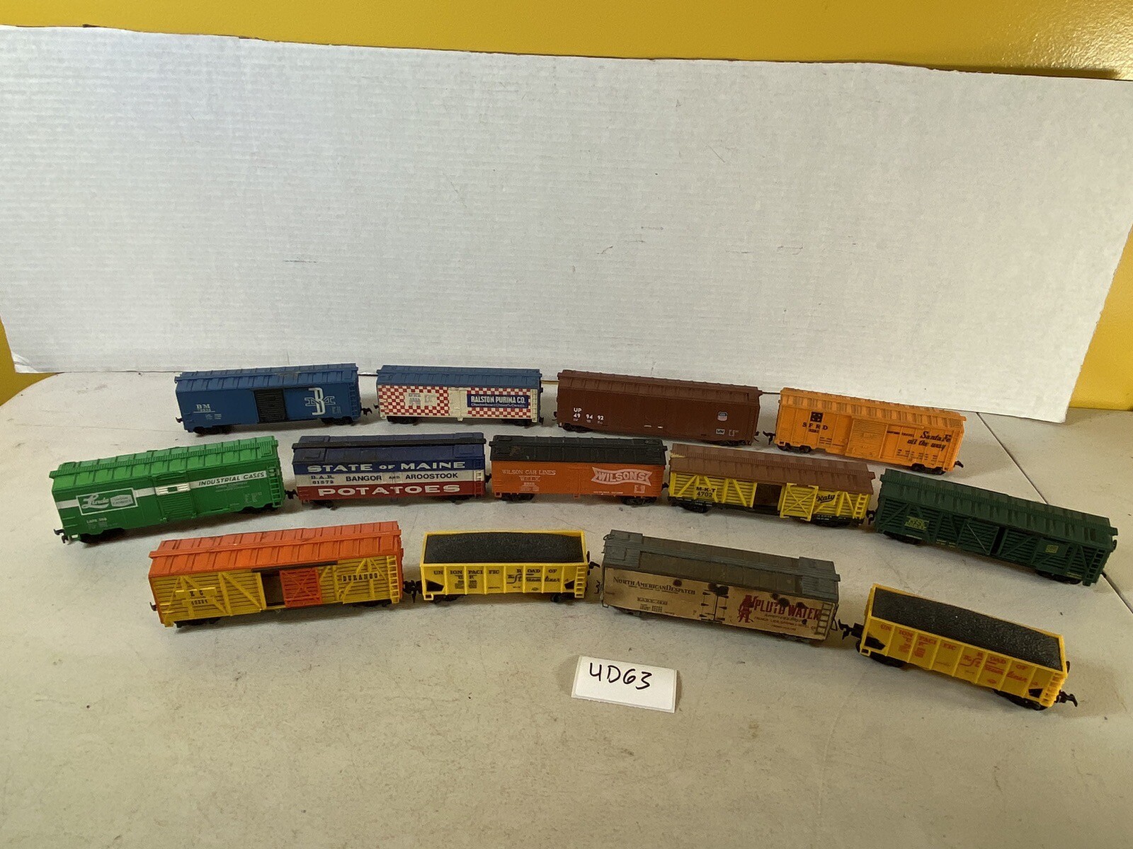 HO Gauge Box freight Cars Vintage Model Trains Railroad Lot 4D63 | eBay