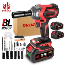 Cordless Impact Wrench 1/2'' Brushless 1200Nm High Torque Drver With Battery