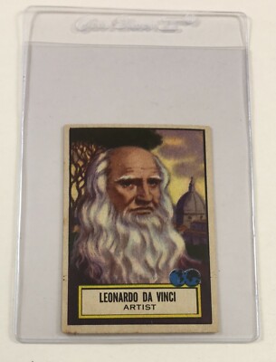 1952-53 Topps Look 'N See #105 Leonardo Da Vinci (EX) 120E