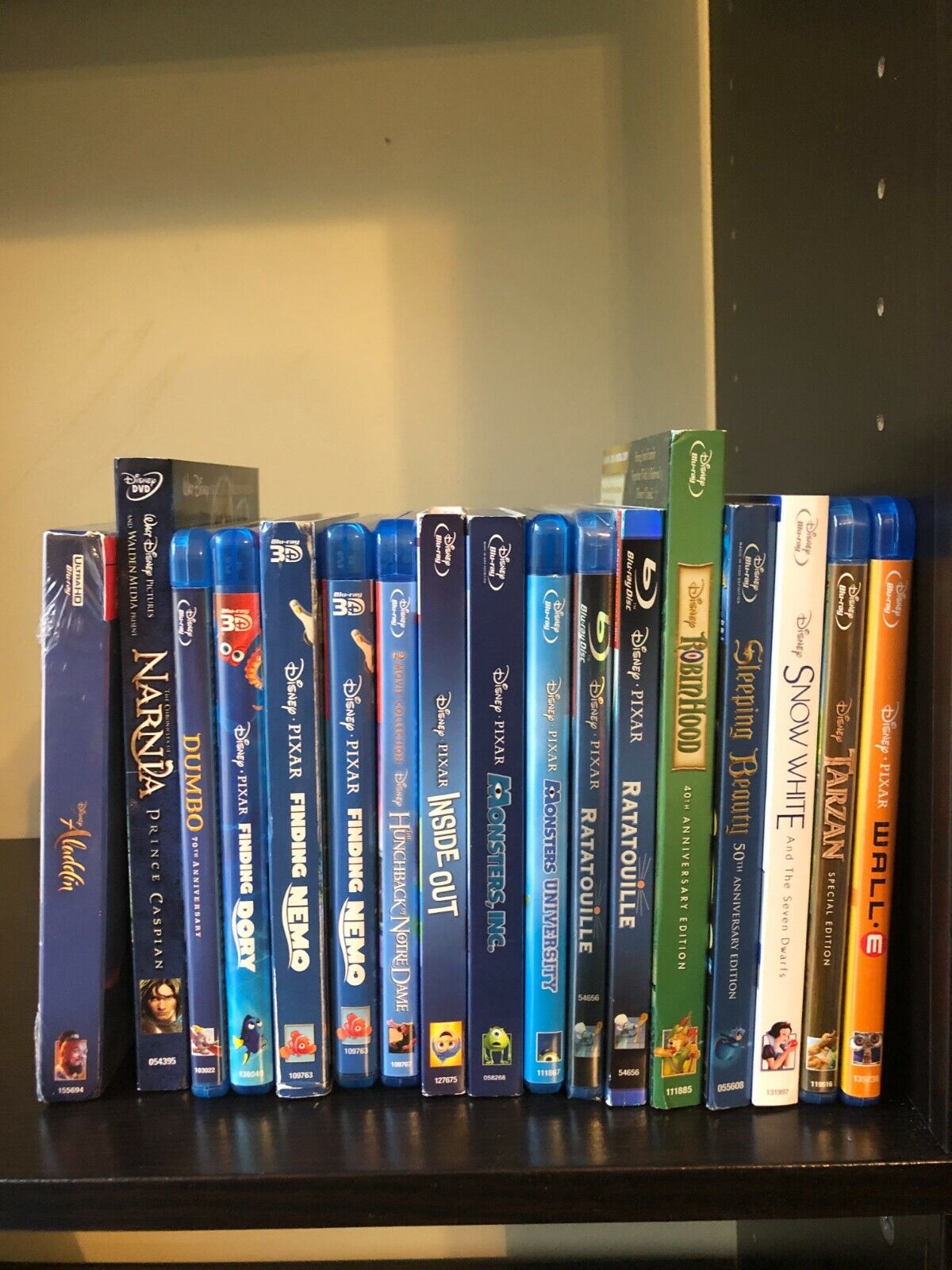 Collection DVD et Blu-ray Disney et Disney/Pixar