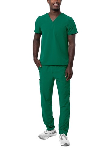Adar Addition Scrub Set For Men - Classic V-Neck Scrub Top & Cargo Scrub Pants - Picture 50 of 91