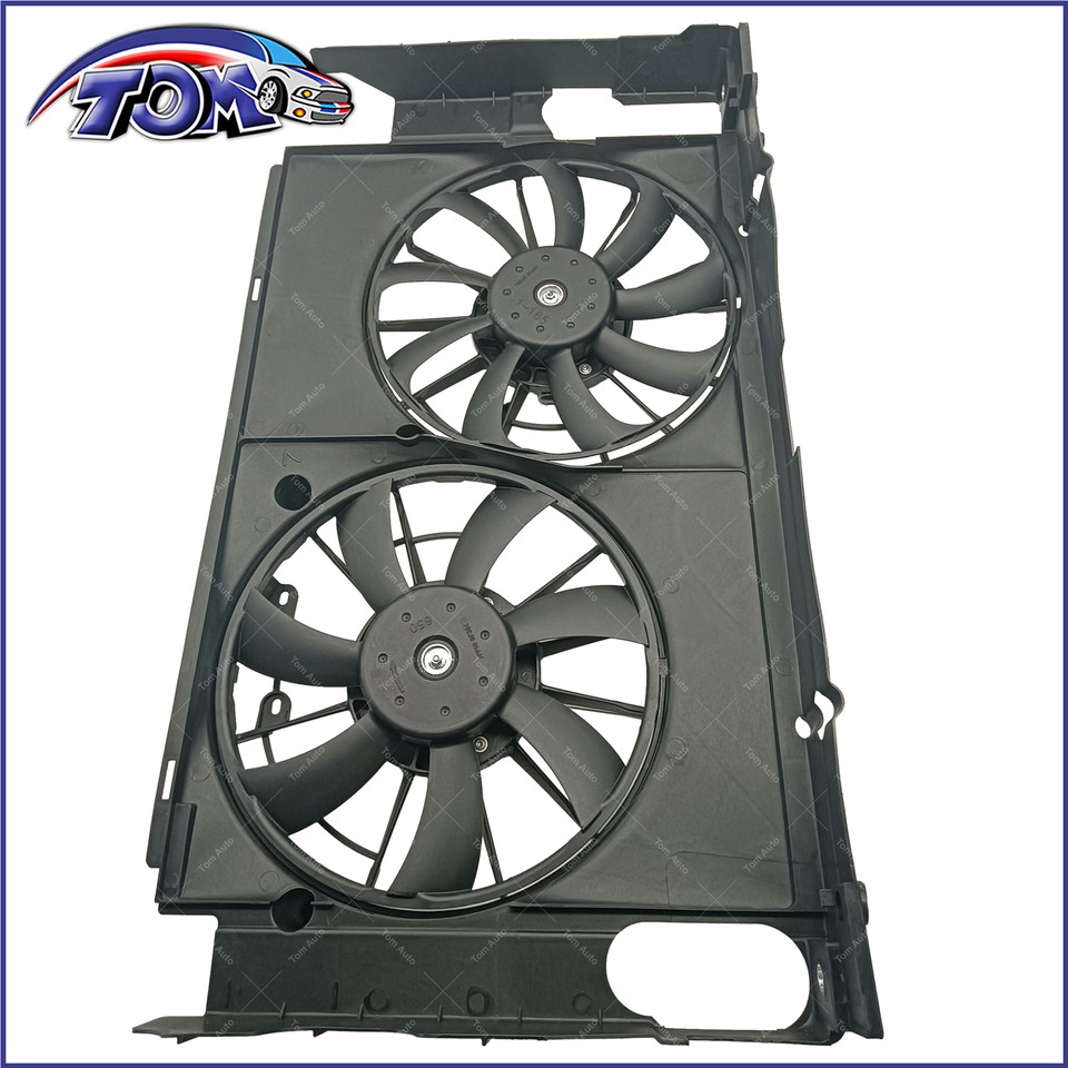 Dual Radiator Cooling Fan Assembly For 2008-2013 Toyota Highlander 3.5L W/ Tow