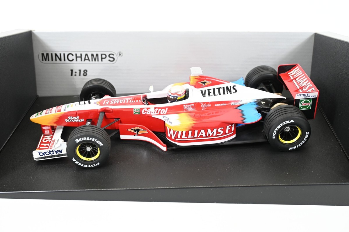 ウィリアムズ　Ｆ１　ショーカ―　１９９９　 ザナルディ　1/18　ミニチャンプス ウィリアムズ F1 ショーカ― 1999 ザナルディ 1/18