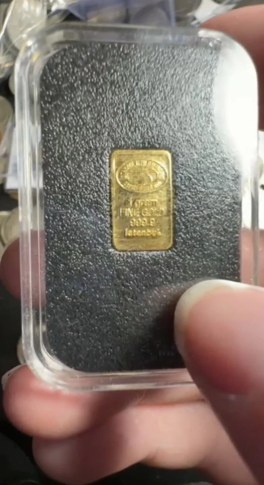 Super Vintage - 1 gram Gold Bar Istanbul Gold In Case - XRF AUTHENTICATED - Image 2 of 4