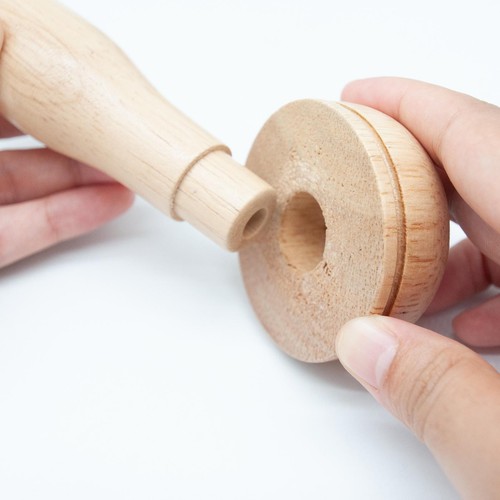 DIY Wooden Darning Mushroom Patchwork Tool Mending Pants Clothes Socks Weaving - Picture 6 of 14