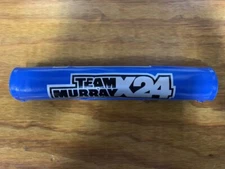 OLD SCHOOL BLUE TEAM MURRAY X24 BMX BIKE FRAME TOP TUBE PAD VINTAGE NOS