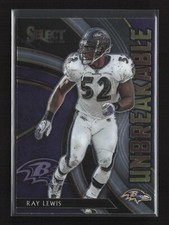 2020 Panini Select Unbreakable Ray Lewis #U14 Baltimore Ravens
