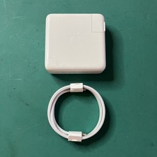 Apple 87W USB-C Power Adapter, A1719. With new Apple USB-C Cable. VERY GOOD.