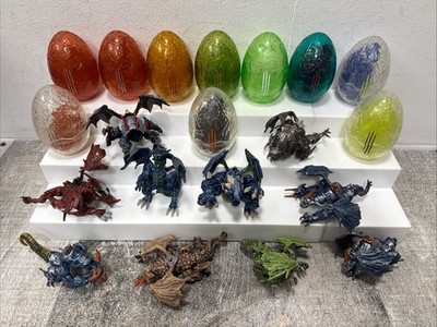 Mega Bloks Plasma Dragons Figure Lot with Eggs Some Incomplete *