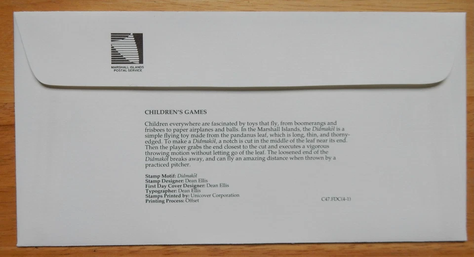 Set of 4 First Day of Issue Stamped Envelopes 1990 - Children's Games - Image 4 of 4