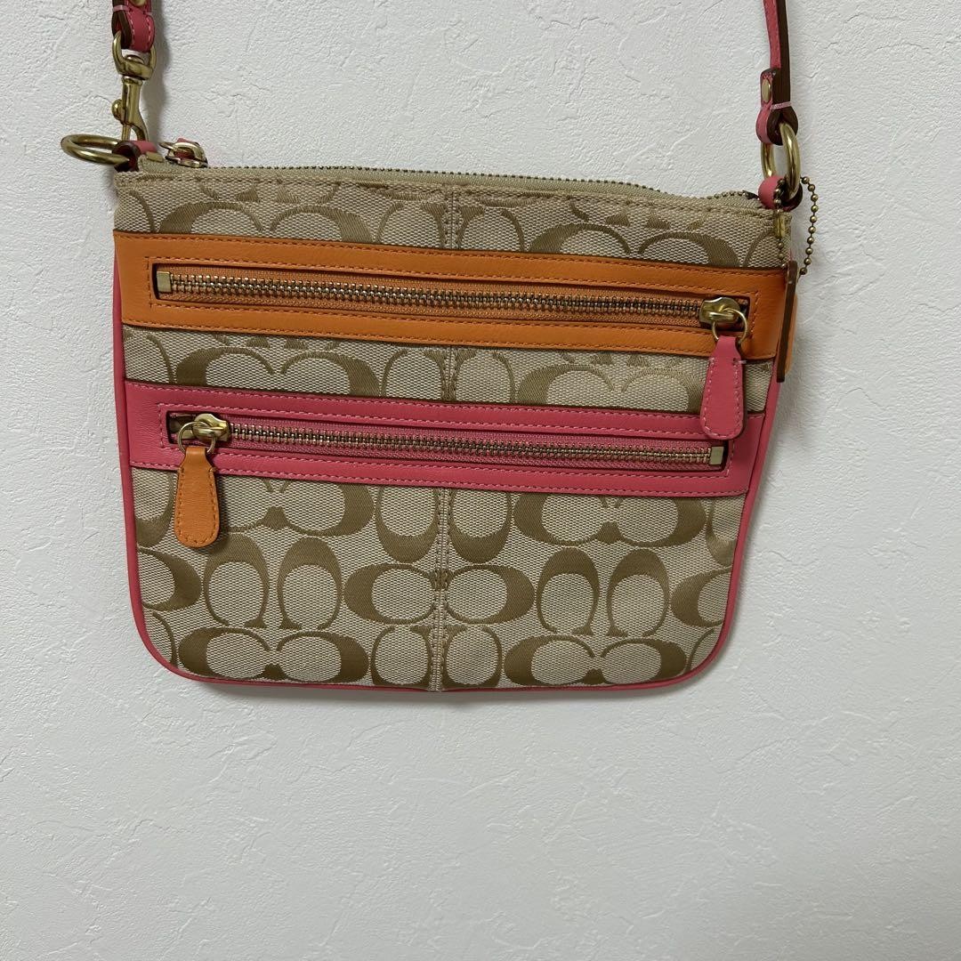 COACH Signature Pattern Crossbody Shoulder Bag for Women