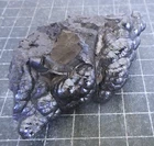 Boytryoidal Hematite Mineral Specimen. Natural. Bubbly.  227 Grams. 3.5" Black