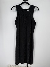 Calvin Klein Black Shimmer Dress, Sleeveless, Size 10