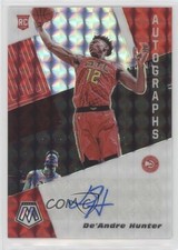 2019-20 Panini Mosaic Rookie Silver Prizm De'Andre Hunter #RA-DAH Auto 5ov
