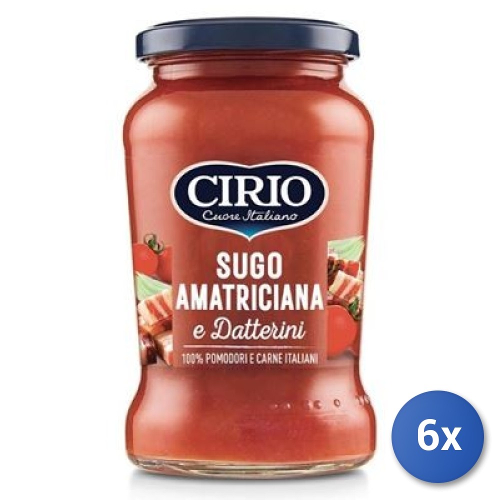 6X Multipack Cirio Amatriciana Sauce 350G