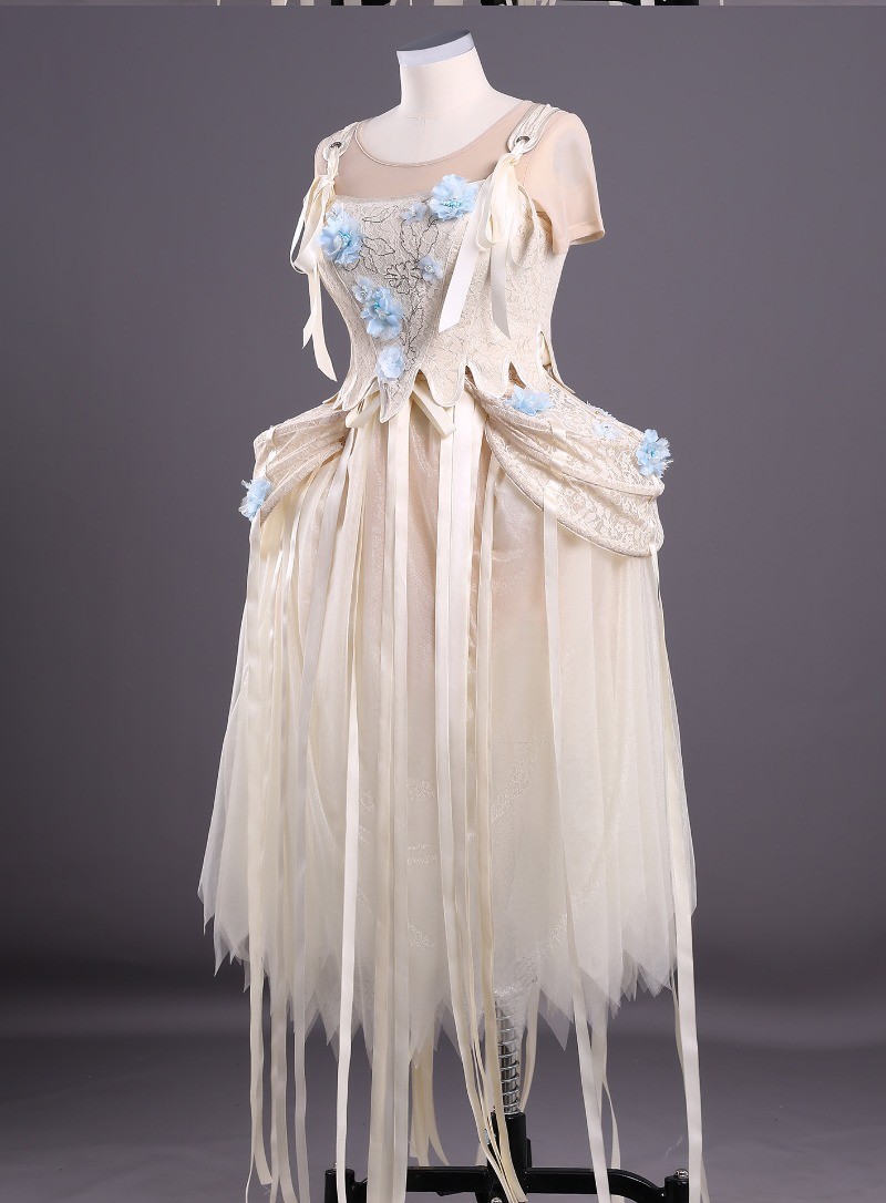 Wednesday Enid Sinclair Green Cosplay Dress Yoko Tanaka Party