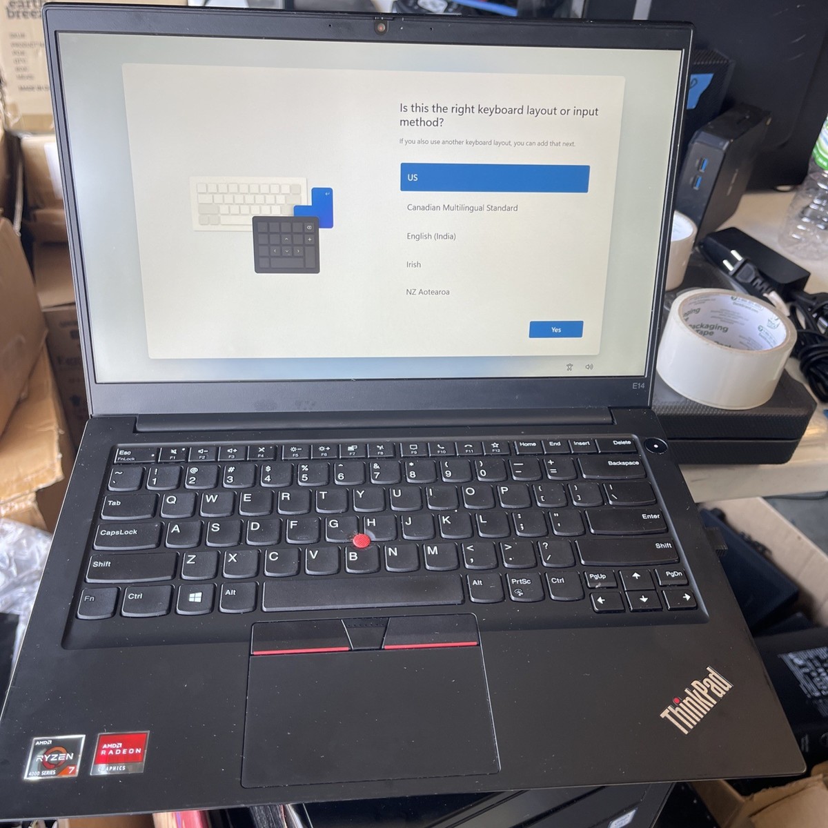 Lenovo ThinkPad E14 Gen Ryzen 4700U 2GHz 16GB RAM 512 SSD