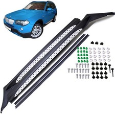 Satz Trittbretter Aluminum ABS Einstiegsleisten Schweller passt f�r BMW X3 E83