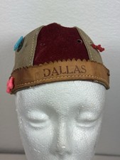 Vintage 1950's- 60's Dallas Baby Medium BEANIE HAT CAP With Charms