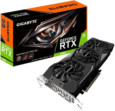 Gigabyte GeForce RTX 2060 Gaming OC Pro 6G Gv-N2060GAMINGOC Pro-6GD REV2.0