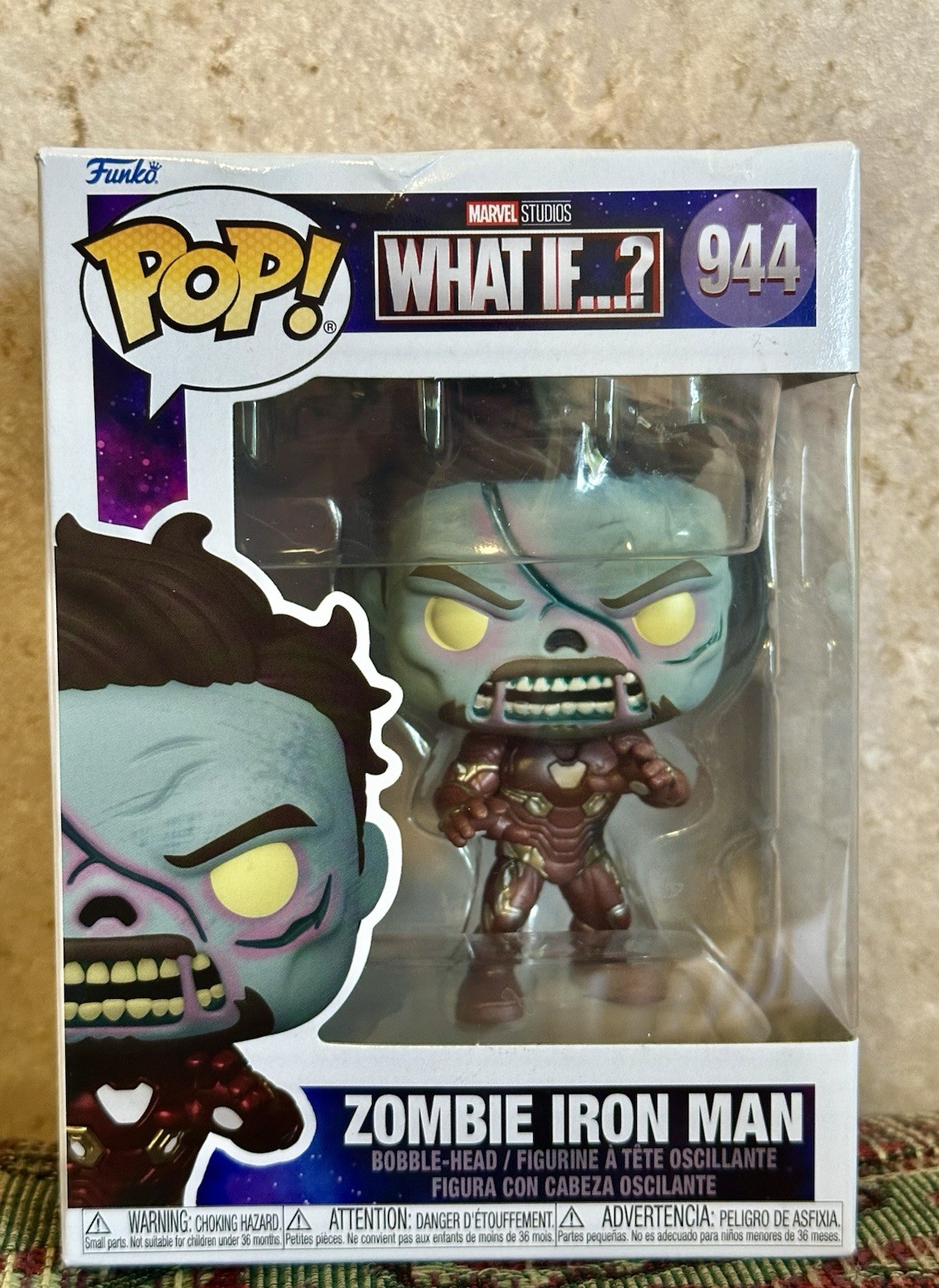 Funko Pop Zombie Iron Man What If Vinyl Bobblehead Figure #944