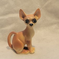 Vintage Cute! Chihuahua dog figurine Norcrest japan
