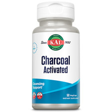 KAL Charcoal, Activated Coconut Shell 280mg  50ct