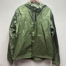 Sierra Designs Thunder Jacket Men's Lightweight Hooded Rain Shell Green NWT