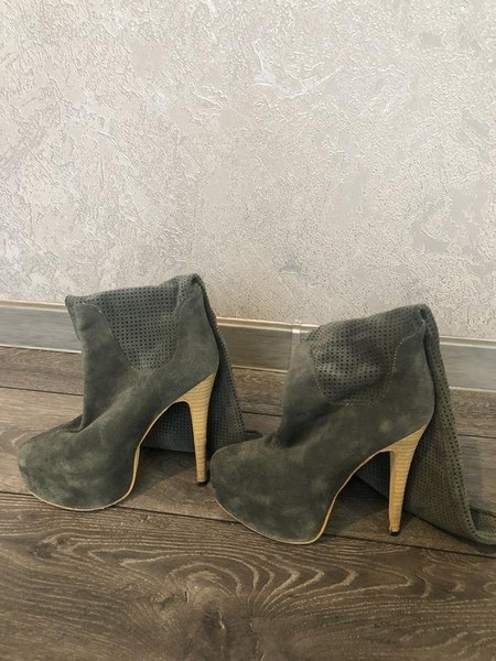Women Gianmarco Lorenzi Boots Grey Suede 35