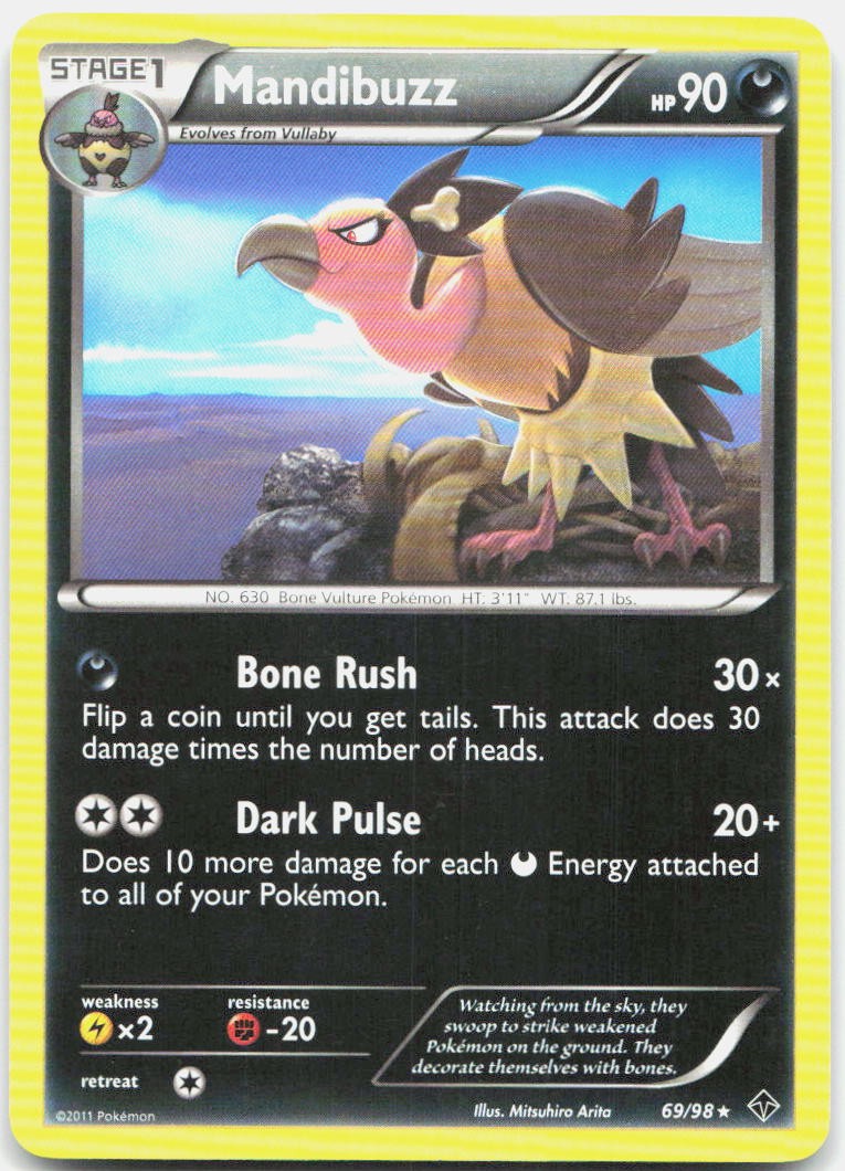 Mandibuzz Rare Emerging Powers 69/98 NM