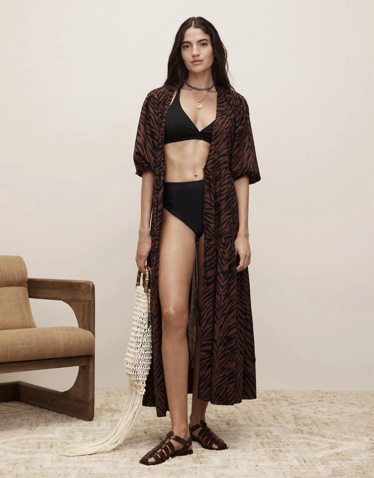 Banana Republic белый лотос хлопок надежном платье размер маленький M новый с Ярлыками RT$250 - Изображение 3 из 4