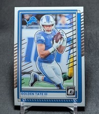 Golden Tate III 2025 Panini Donruss Optic Football Card #124 Detroit Lions