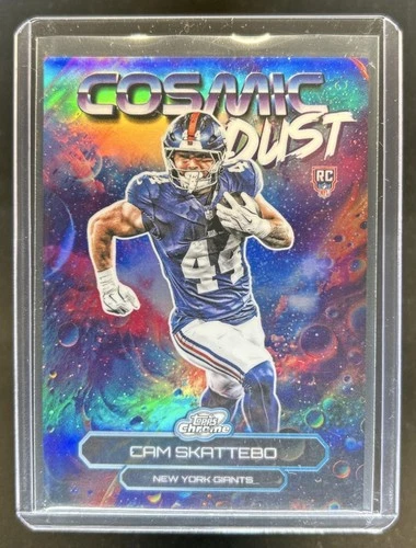 2025 Topps Cosmic Chrome Cam Skattebo Base (RAW)
