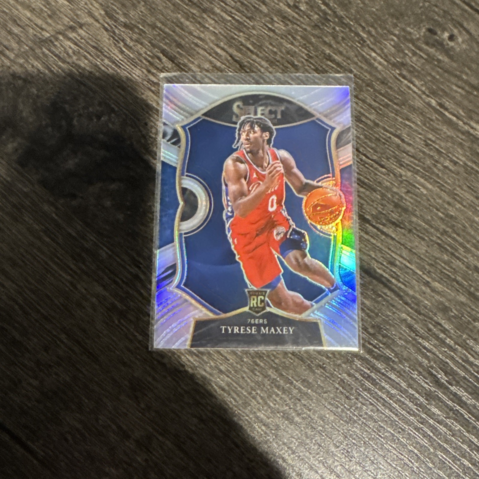 2020-21 Panini Select - Concourse Tyrese Maxey #81 Silver Prizm (RC)