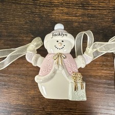 Lenox Collections My Very Own Snow Ornament “Jacklyn”