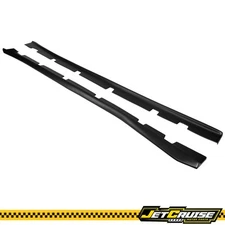 Fits 11-23 Dodge Charger Side Skirts Extension Rocker Panel Lip Matte Black PP
