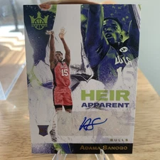 2023-24 Panini Court Kings - Heir Apparent Adama Sanogo #HA-SAN Ruby /125 