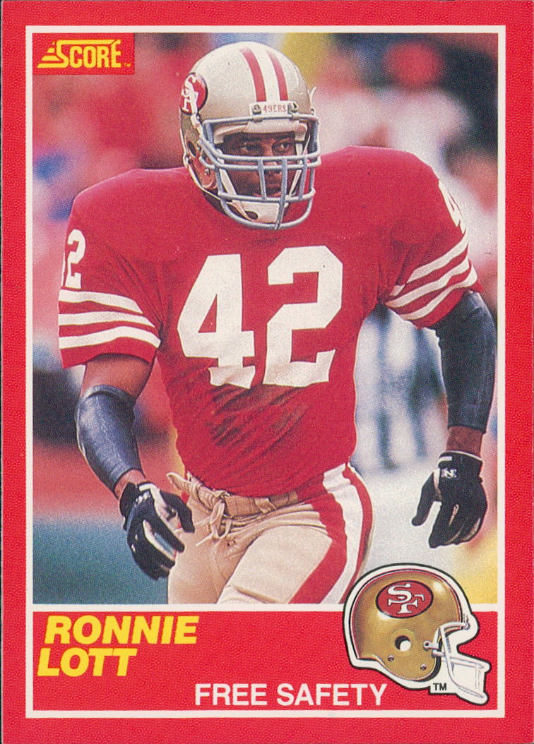 1989 Score - Ronnie Lott #215