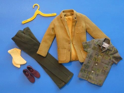 Vintage Barbie Ken Dreamboat #785 Partial Set, Jacket Shirt Pants Shoes & Socks