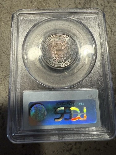 1892 Barber Quarter PCGS MS62 CAC Toned Gorgeous Color