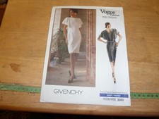 Vogue Patterns Paris Original Givenchy 2303 Size 6/8/10