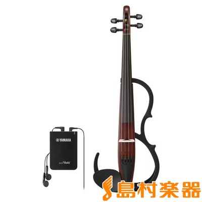 NEW) YAMAHA Silent Violin Set YSV104S Brown / Black / Red