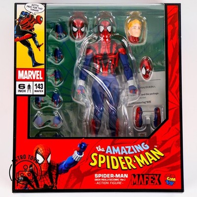 MAFEX Ben Reilly MEDICOM 143 Amazing Spider-Man Comic Deluxe Action Figure #143